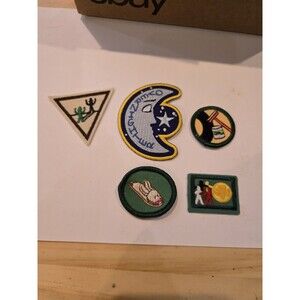 lot of 5 girl scout patches
